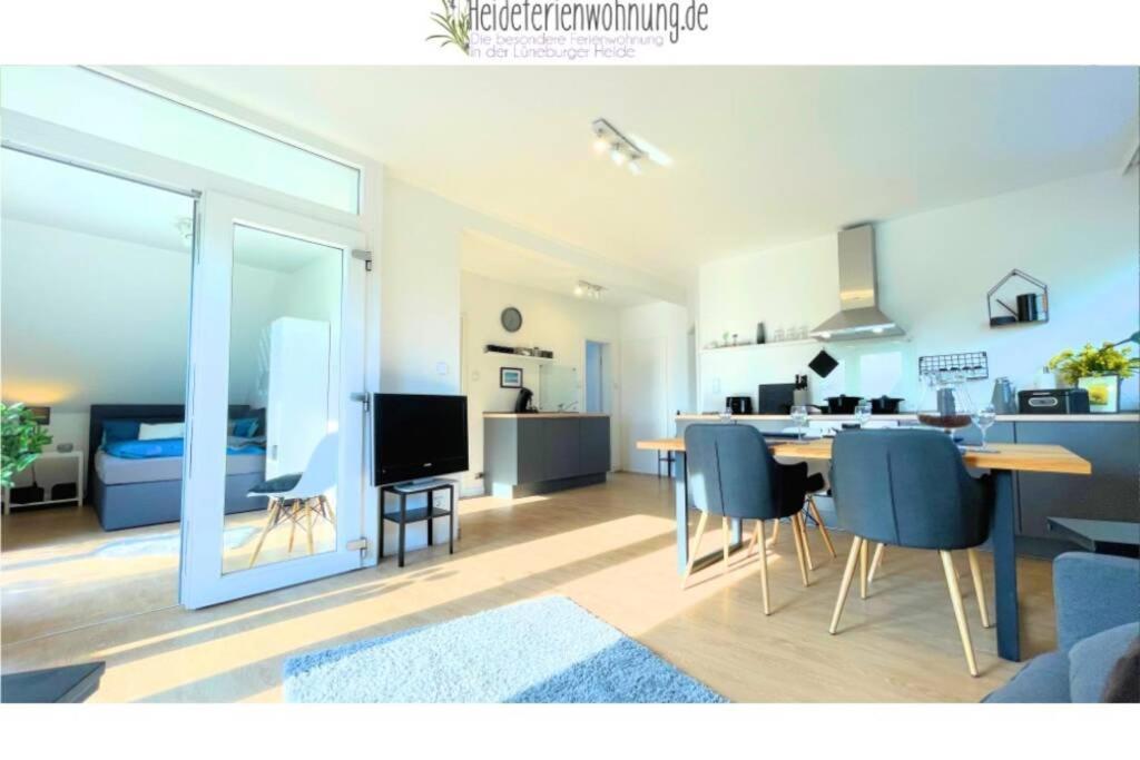 Heideferienwohnung - Die Neue Ferienwohnung Walsrode Exterior photo
