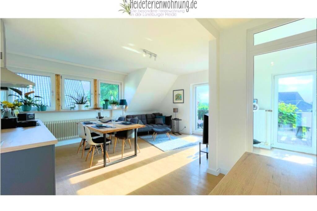 Heideferienwohnung - Die Neue Ferienwohnung Walsrode Exterior photo